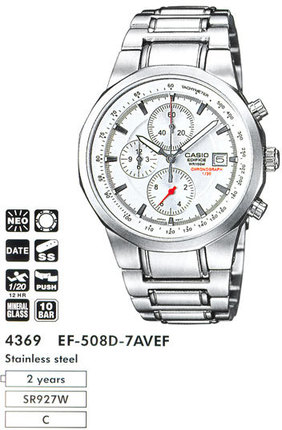 Часы CASIO EF-508D-7AVEF
