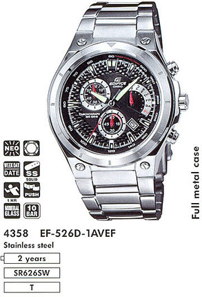 Часы CASIO EF-526D-1AVEF