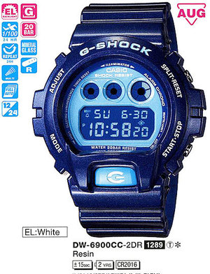 Часы Casio G-SHOCK Classic DW-6900CC-2ER