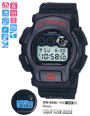 Часы CASIO DW-8400-1V