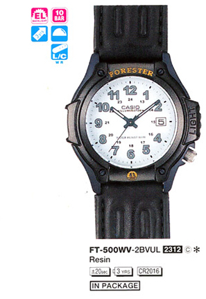 Годинник CASIO FT-500WV-2BVUL