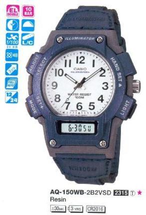 Часы Casio TIMELESS COLLECTION AQ-150WB-2B2VS