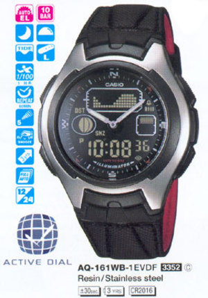Часы CASIO AQ-161WB-1EVEF