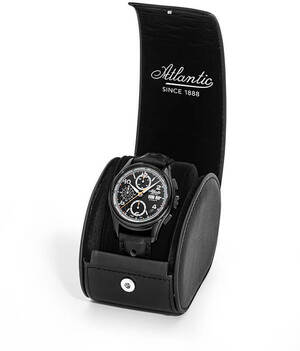 Годинник Atlantic Worldmaster Prestige Valjoux Chronograph 55853.46.65 + дорожный футляр