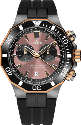 Часы Edox Delfin The Original Chronograph 10112 357GRNCA BRNR