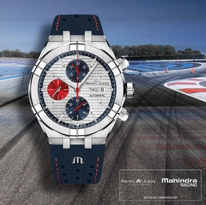 Часы Maurice Lacroix AIKON Automatic Chronograph Special Edition Mahindra Racing AI6038-SS001-133-4
