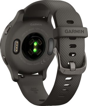 Смарт-годинник Garmin Venu 2S Slate Bezel with Graphite Case and Silicone Band (010-02429-10)