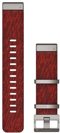 Ремінець Garmin QuickFit® 22 Jacquard-weave Red (010-12738-22)