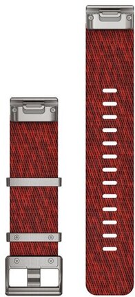 Ремінець Garmin QuickFit® 22 Jacquard-weave Red (010-12738-22)