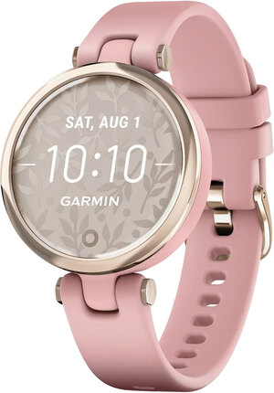 Смарт-годинник Garmin Lily Sport Edition Cream Gold Bezel with Dust Rose Case and Silicone Band (010-02384-13)