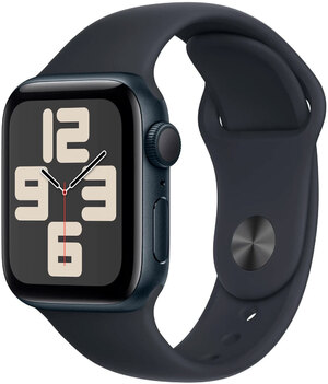 Смарт-годинник Apple Watch SE GPS 40mm Midnight Aluminium Case with Midnight Sport Band - M/L (MR9Y3QP/A)