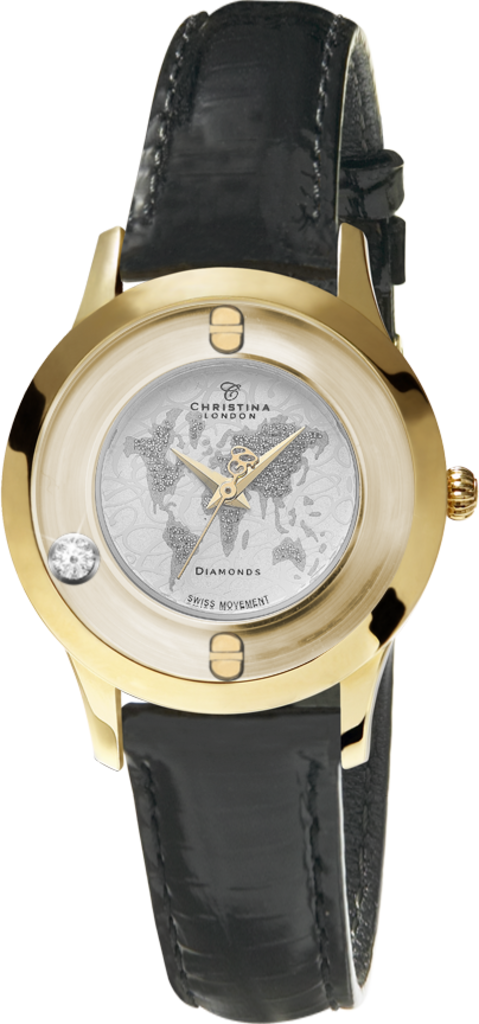 

Часы CHRISTINA 334GWBL-WORLD, 334GWBL-WORLD
