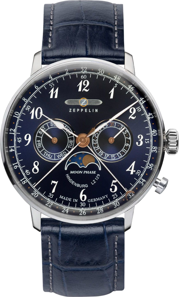 Годинник Zeppelin LZ 129 Hindenburg Moonphase 7036-3 купити в